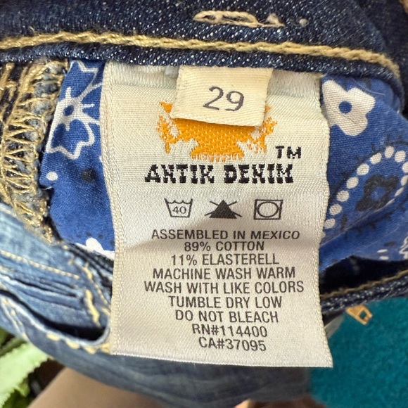 Antik Denim Women's Jeans Sz 29 Boot Cut Pickstitch - Picture 6 of 8